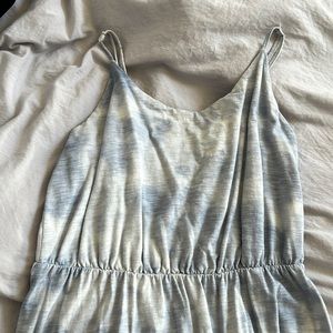 Blue tie dye midi dress from Old Navy